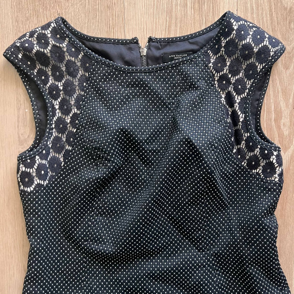 Ann Taylor Black Midi Dress - Picture 9 of 10